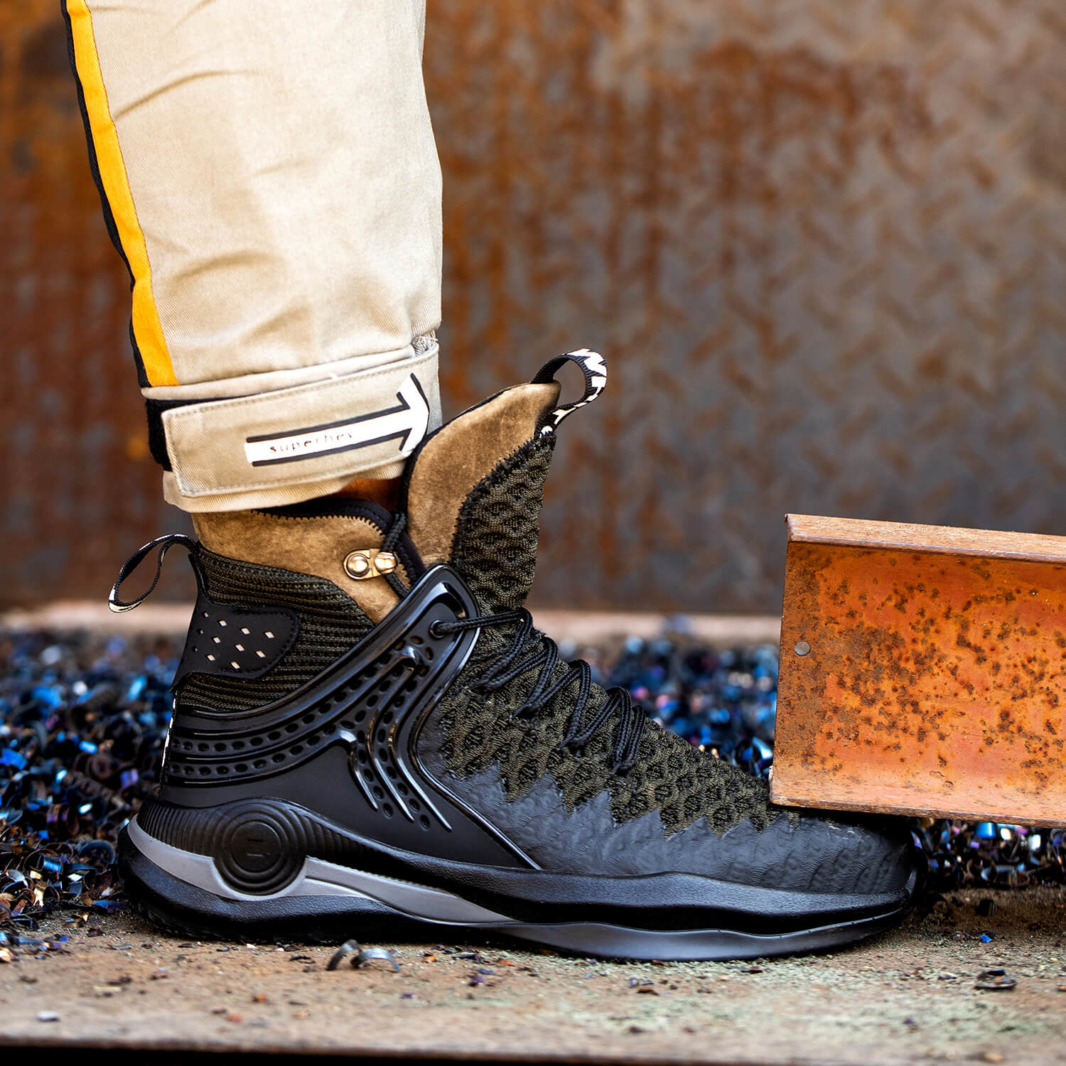 QD Comfortable Steel Toe Work Boots