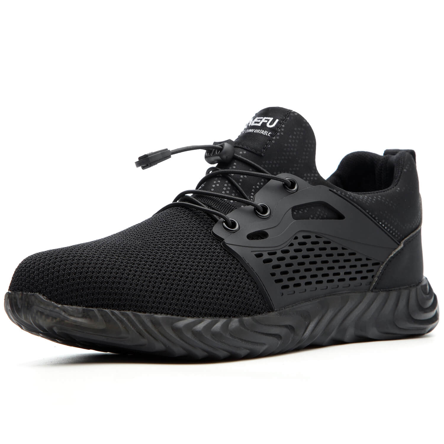 QD Breathable Non-Slip Steel Toe Safety Shoes