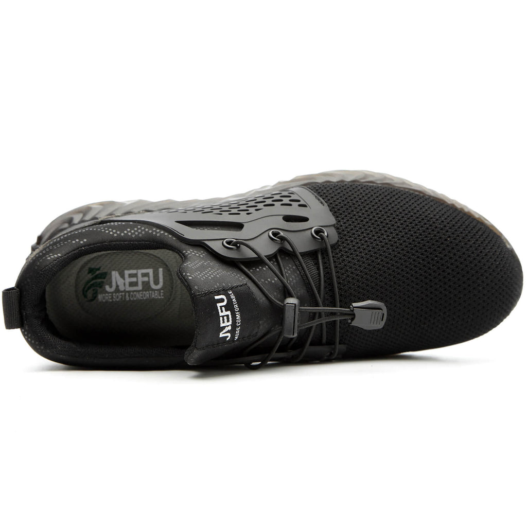 QD Breathable Non-Slip Steel Toe Safety Shoes