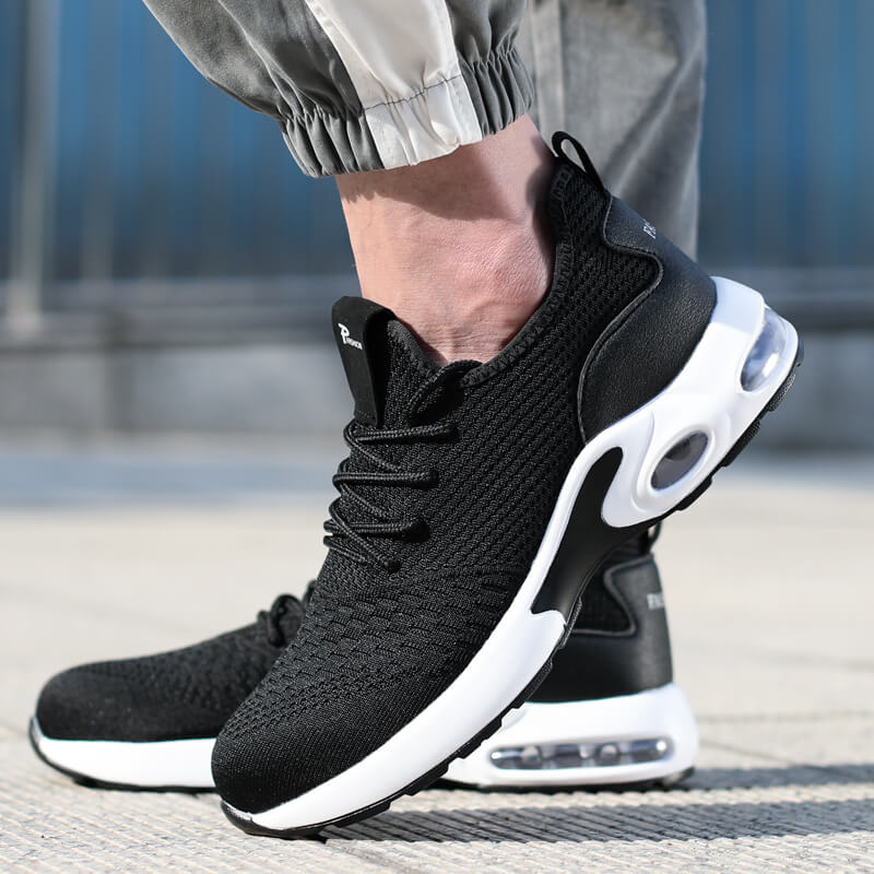 QD Steel Toe Lightweight Athletic Work Shoes