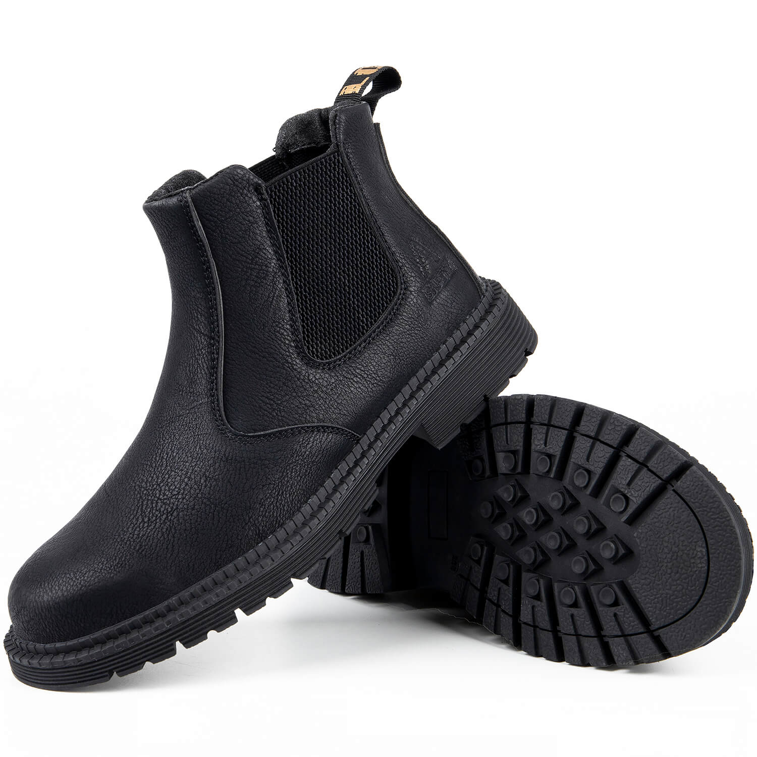 QD Waterproof Slip-On Steel Toe Boots