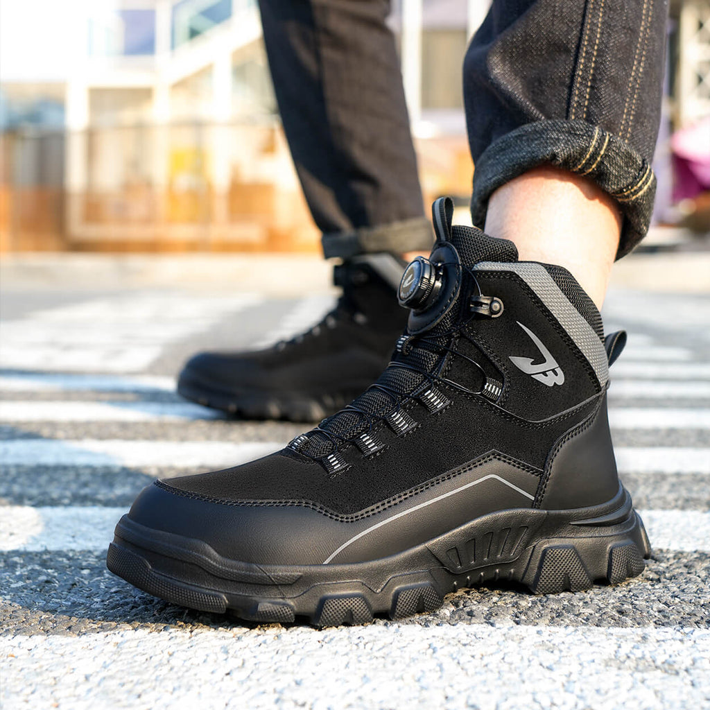 QD 6" Knob-Lacing Lightweight Steel Toe Boots