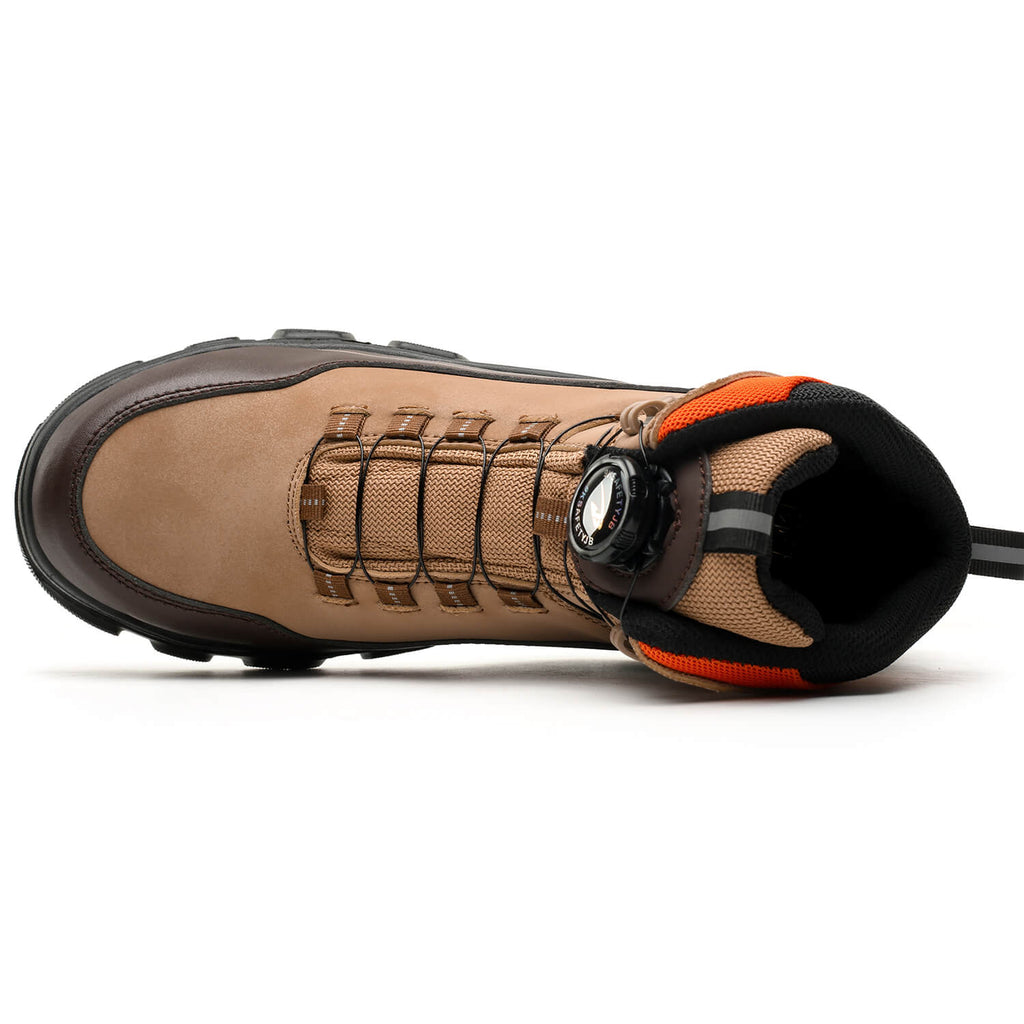 QD 6" Knob-Lacing Lightweight Steel Toe Boots