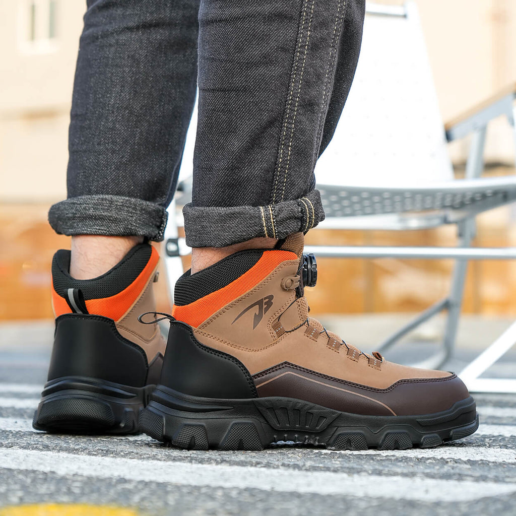 QD 6" Knob-Lacing Lightweight Steel Toe Boots