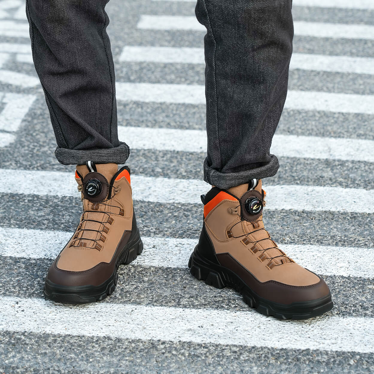 QD 6" Knob-Lacing Lightweight Steel Toe Boots