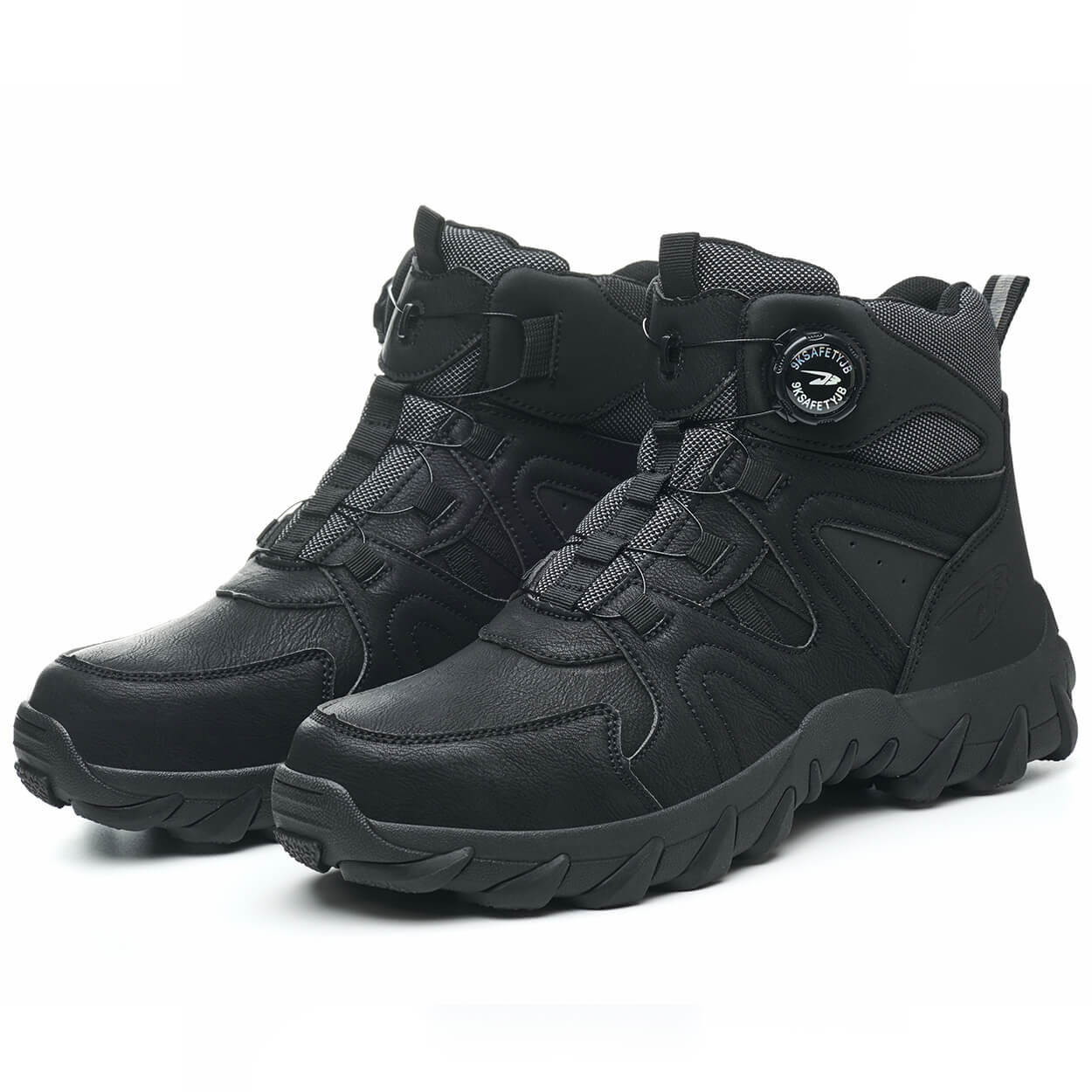 QD 6" Knob-Lacing Non-Slip Steel Toe Boots