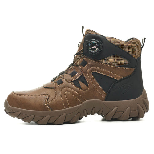 QD 6" Knob-Lacing Non-Slip Steel Toe Boots