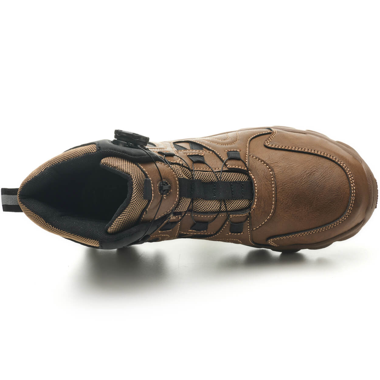 QD 6" Knob-Lacing Non-Slip Steel Toe Boots