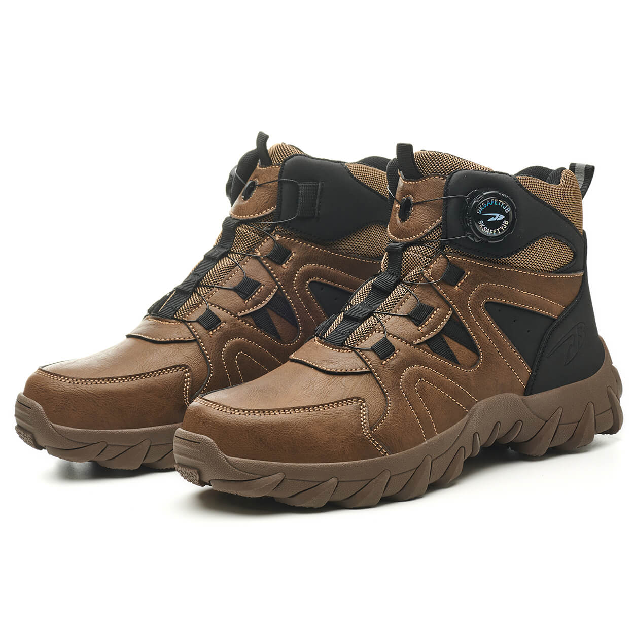 QD 6" Knob-Lacing Non-Slip Steel Toe Boots
