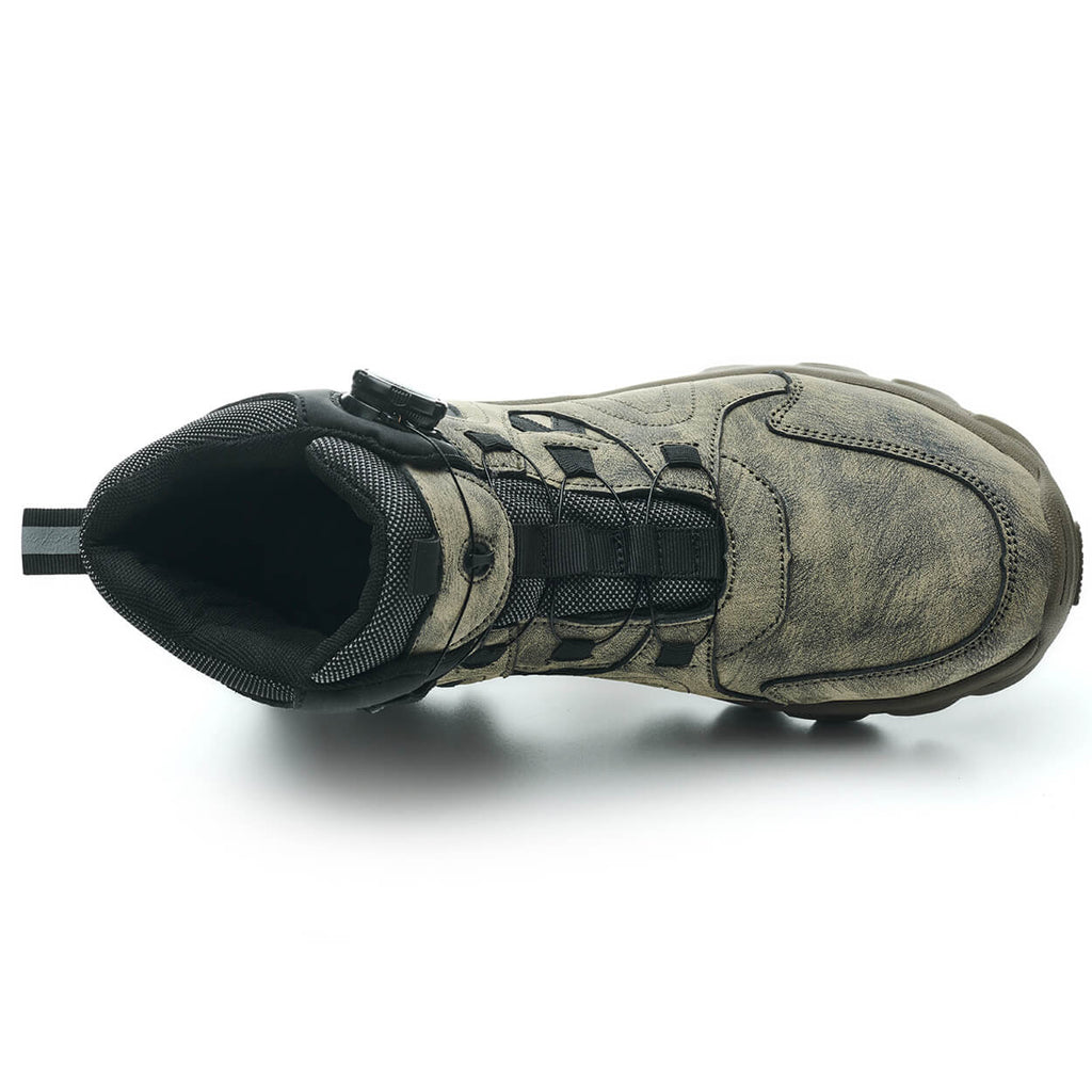 QD 6" Knob-Lacing Non-Slip Steel Toe Boots