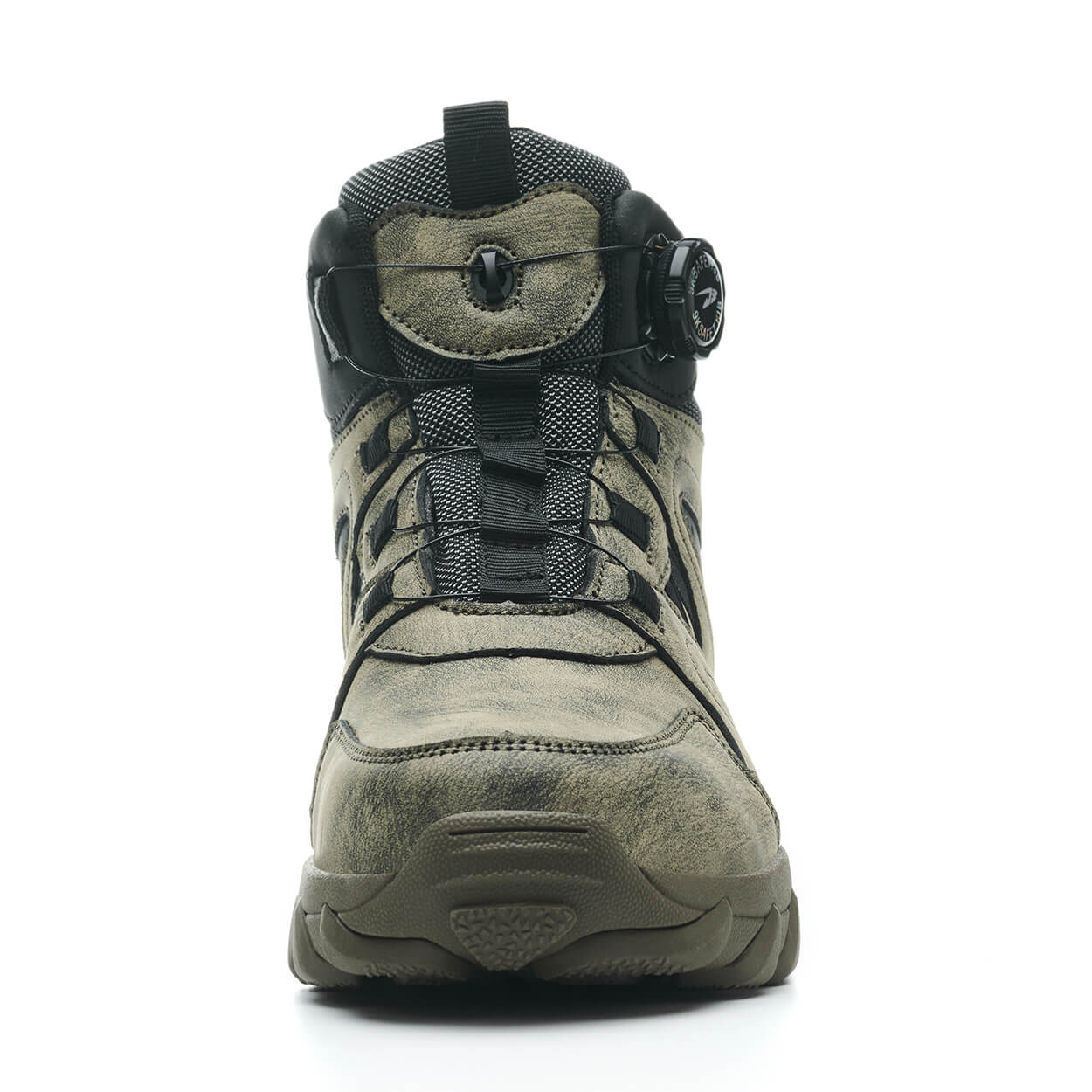 QD 6" Knob-Lacing Non-Slip Steel Toe Boots