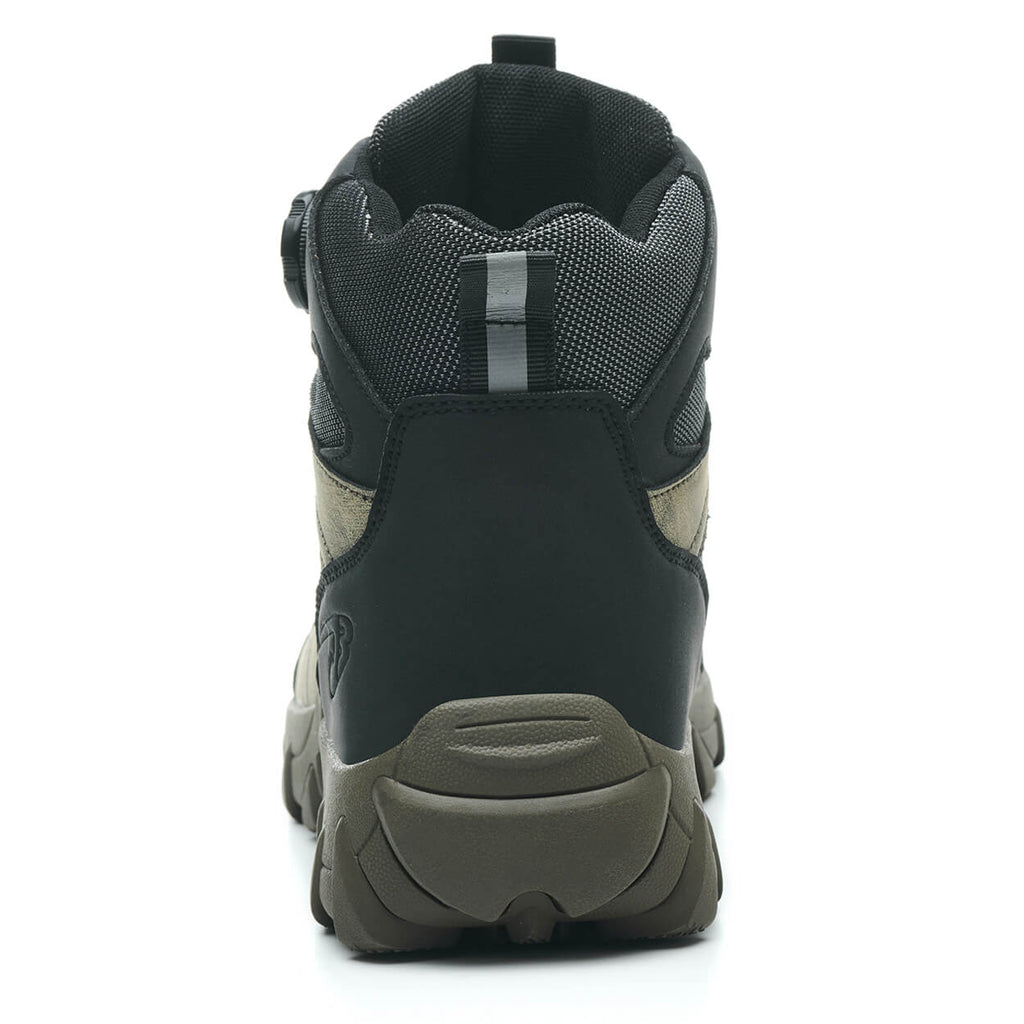 QD 6" Knob-Lacing Non-Slip Steel Toe Boots