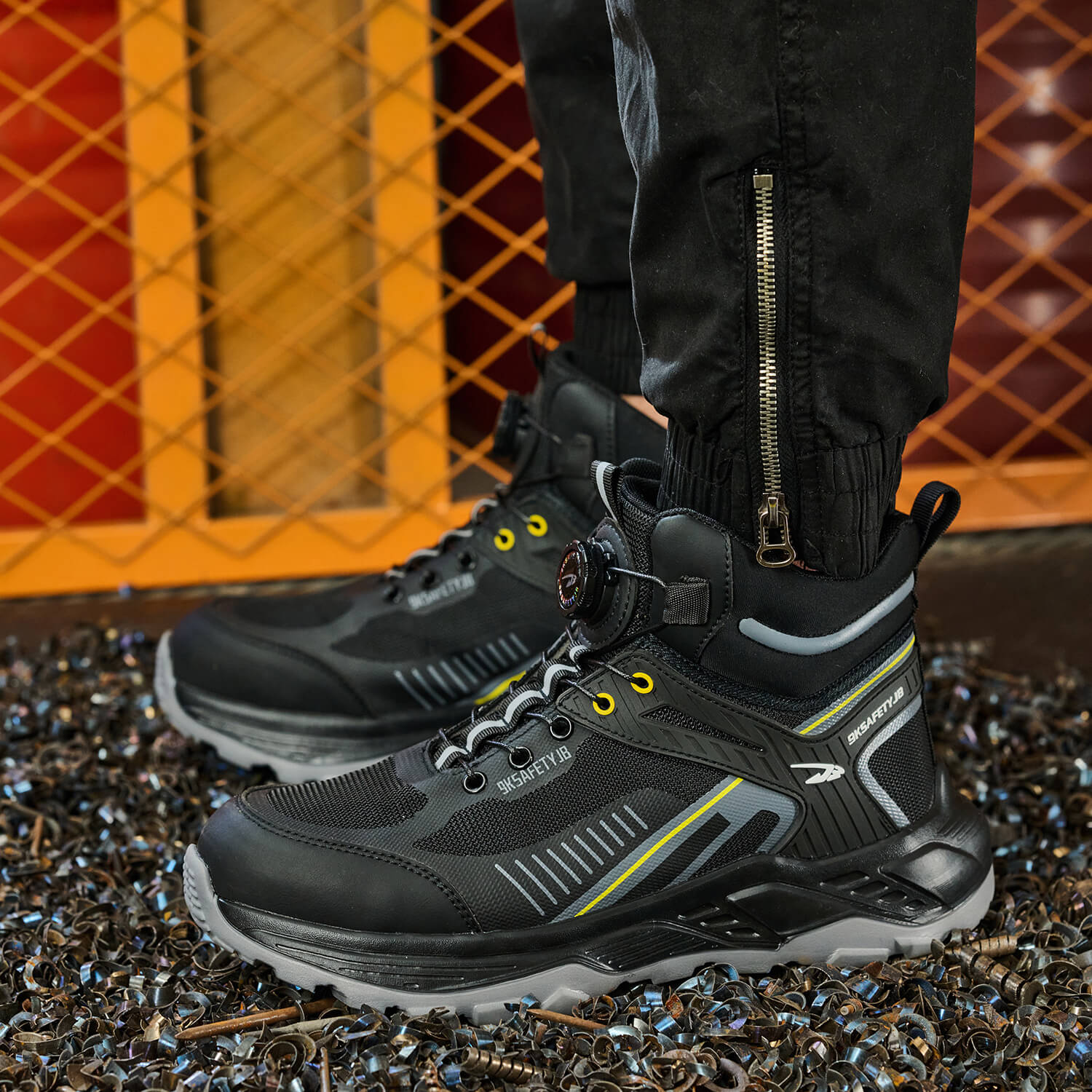 QD 6" Steel Toe Knob-Lacing Comfortable Work Boots