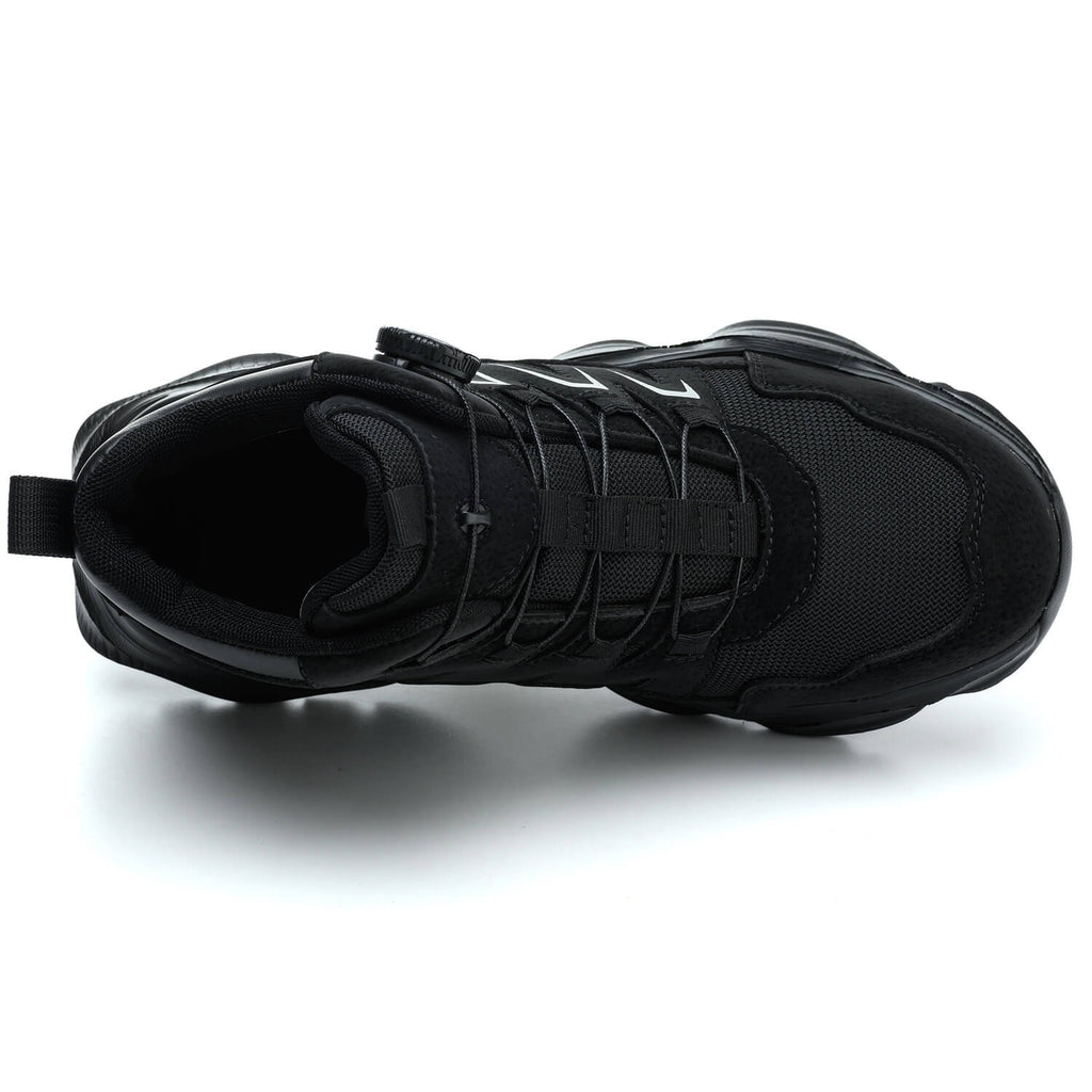 QD Steel Toe Knob-Lacing Lightweight Work Boots