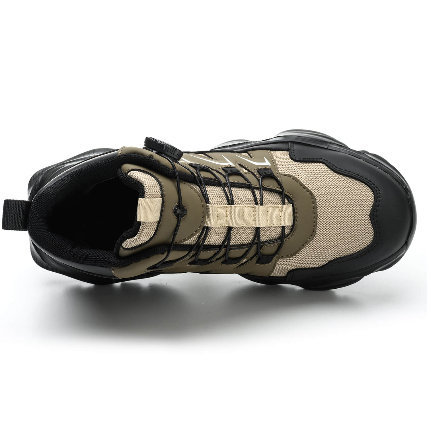 QD Steel Toe Knob-Lacing Lightweight Work Boots