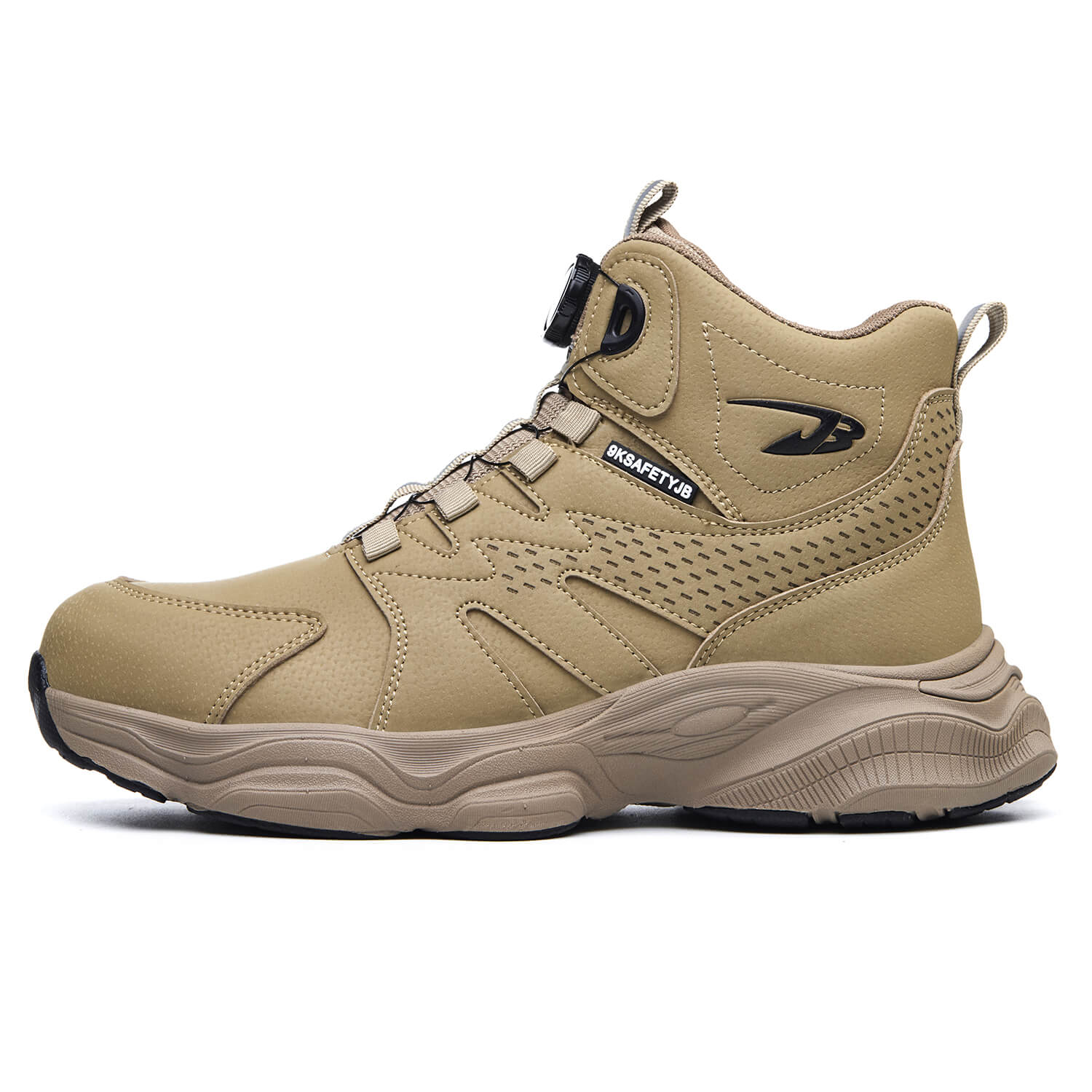 QD 6" Steel Toe Knob-Lacing Non Slip Work Boots