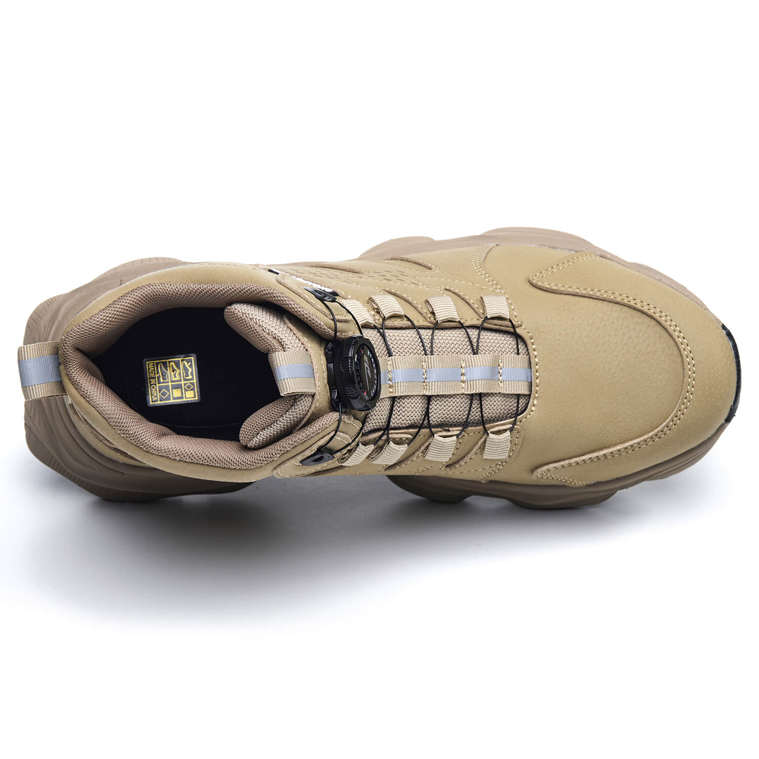 QD 6" Steel Toe Knob-Lacing Non Slip Work Boots