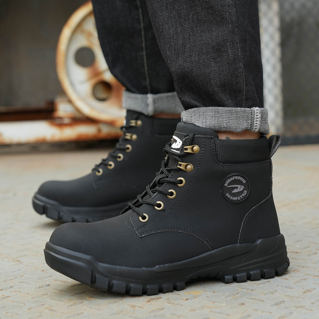 QD 6" Steel Toe Waterproof Work Boots