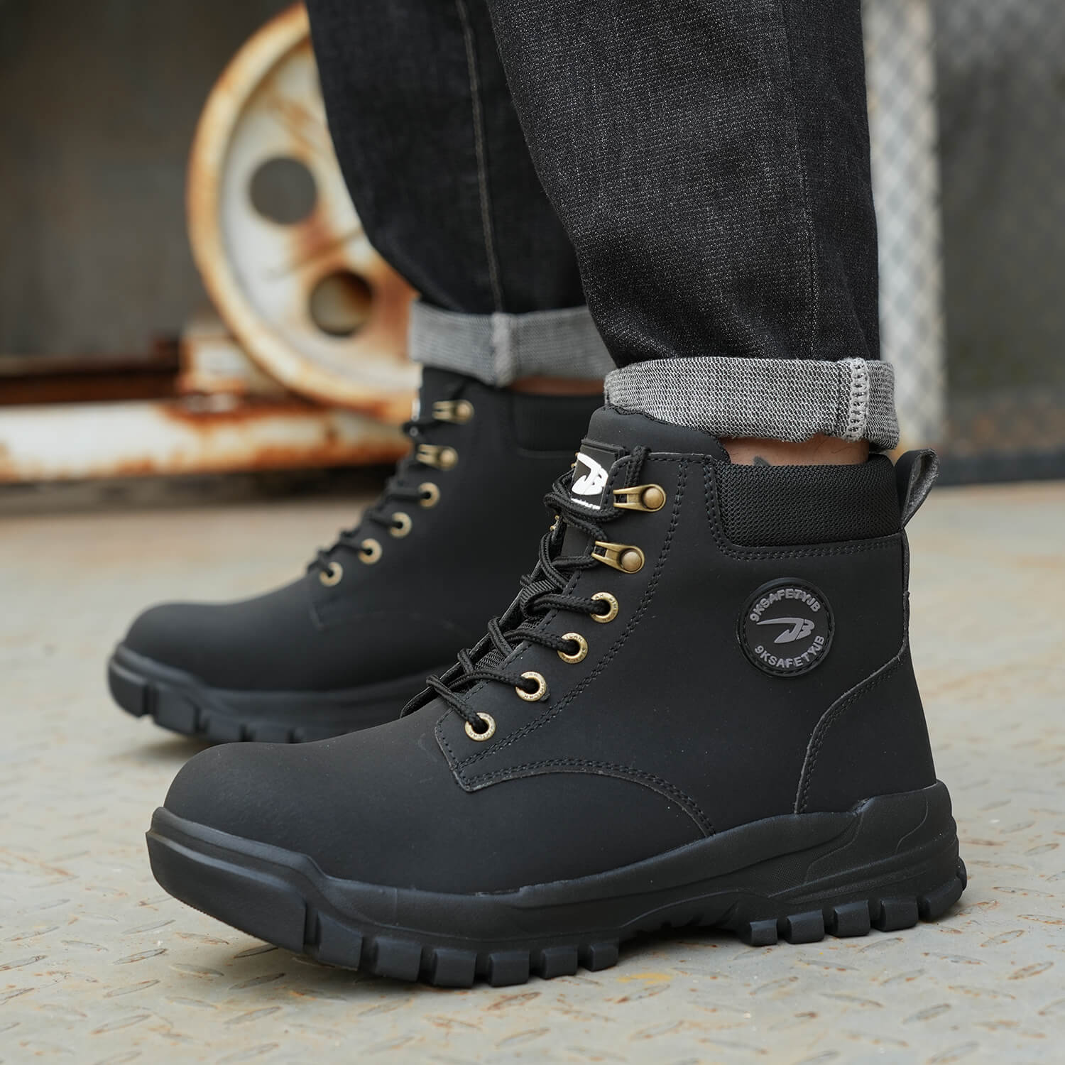 QD 6" Steel Toe Waterproof Work Boots