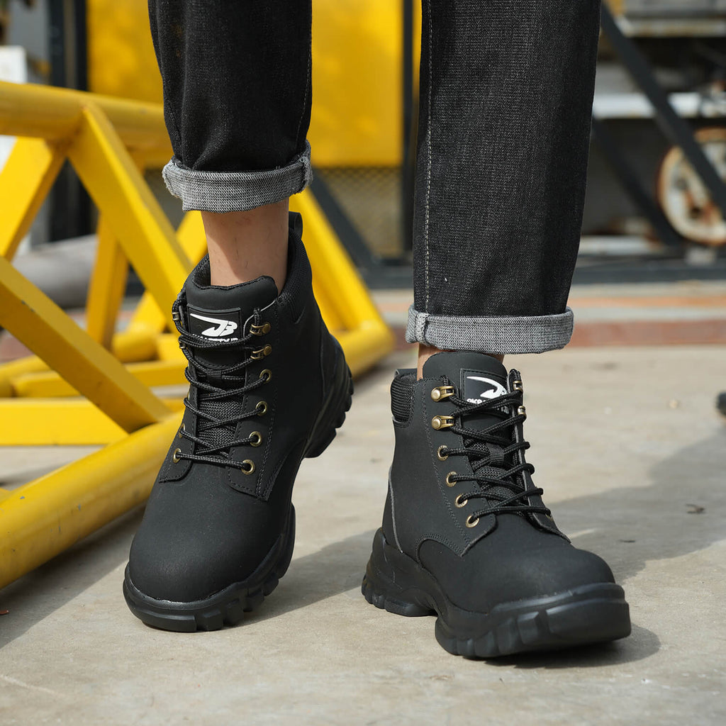 QD 6" Steel Toe Waterproof Work Boots