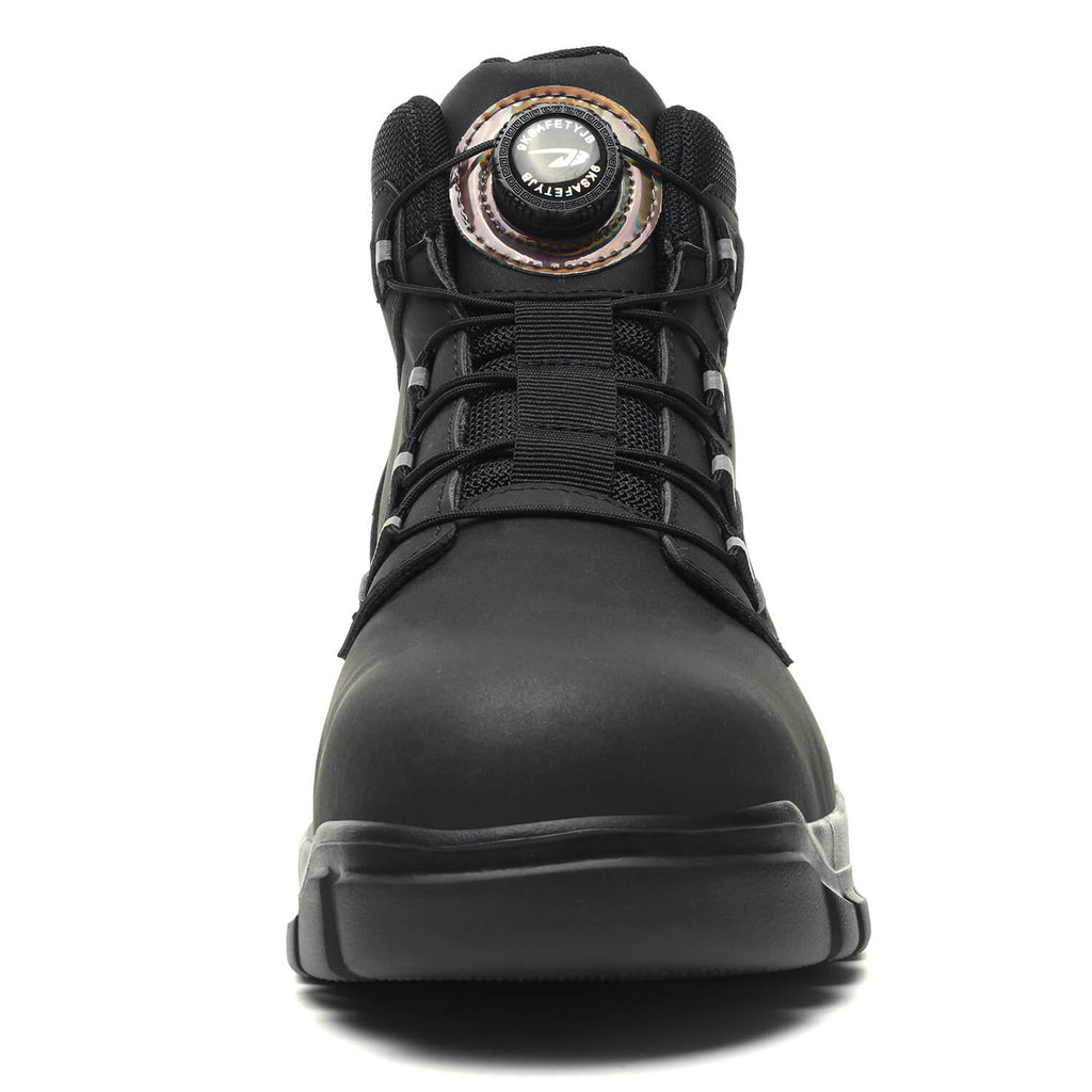 QD 6" Knob-Lacing Waterproof Steel Toe Boots