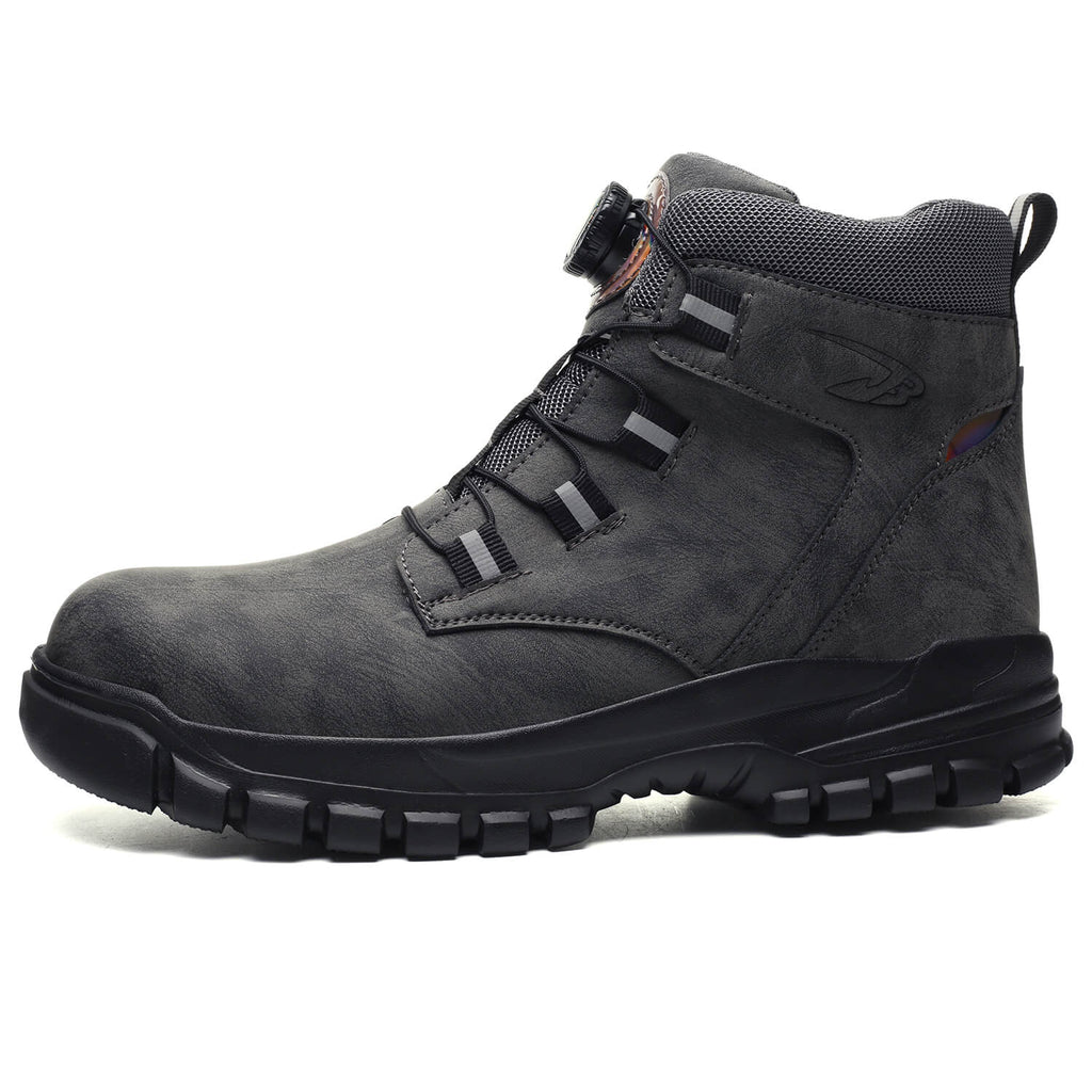QD 6" Knob-Lacing Waterproof Steel Toe Boots