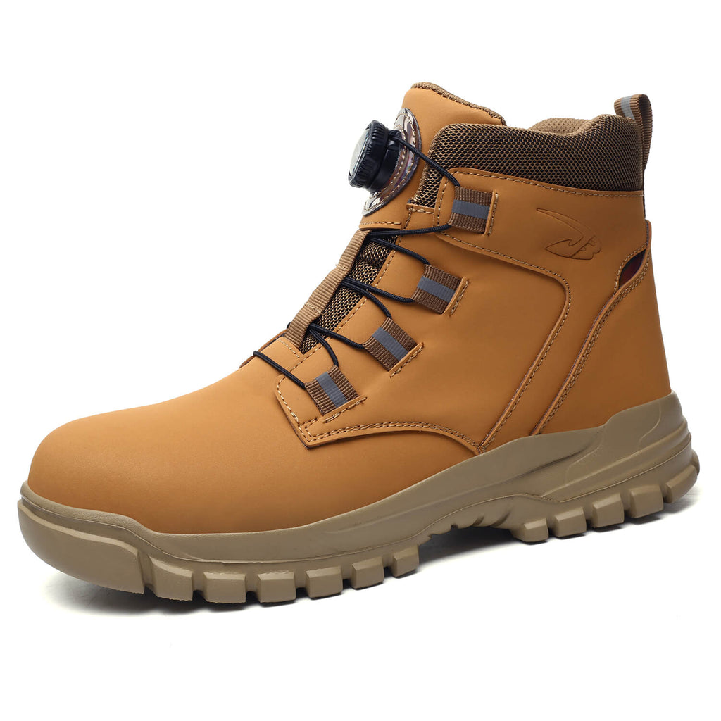 QD 6" Knob-Lacing Waterproof Steel Toe Boots