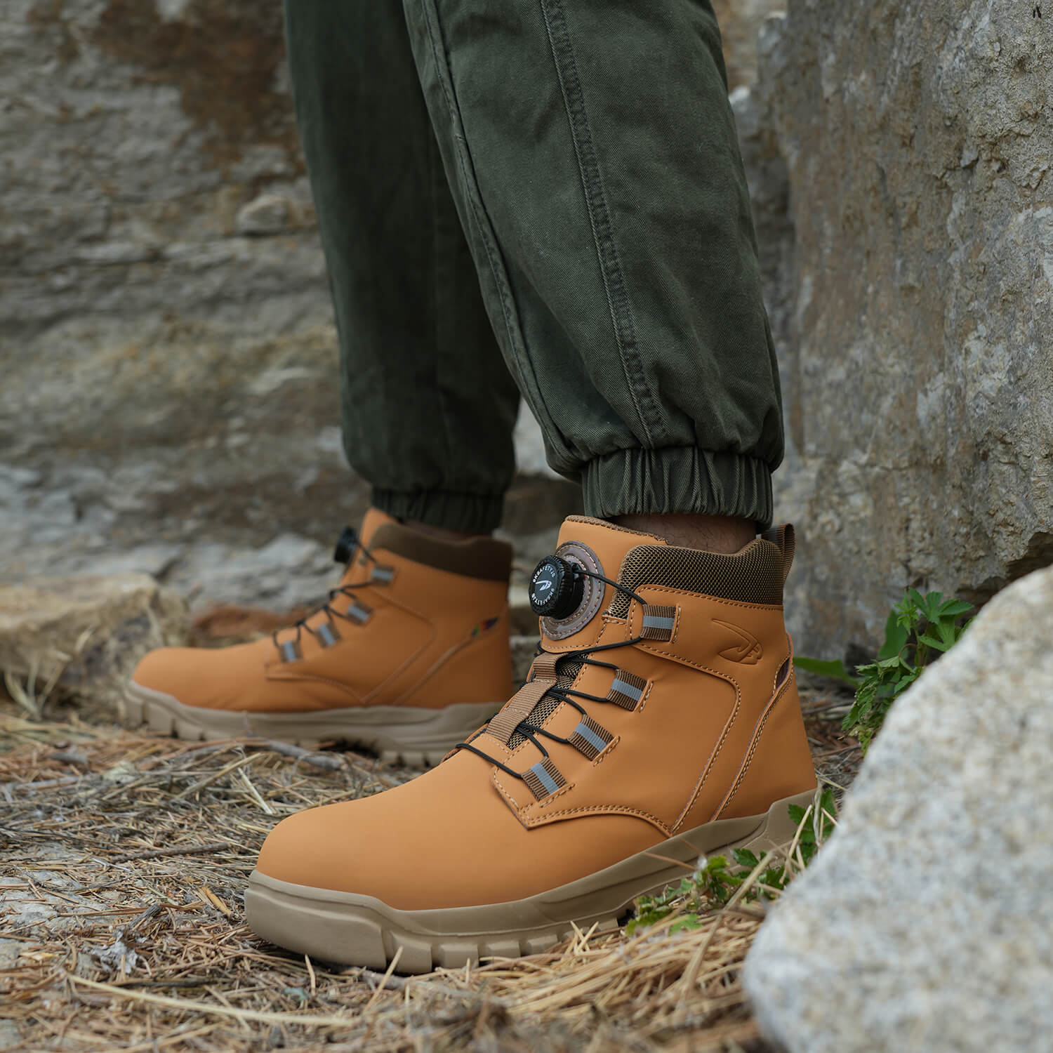 QD 6" Knob-Lacing Waterproof Steel Toe Boots