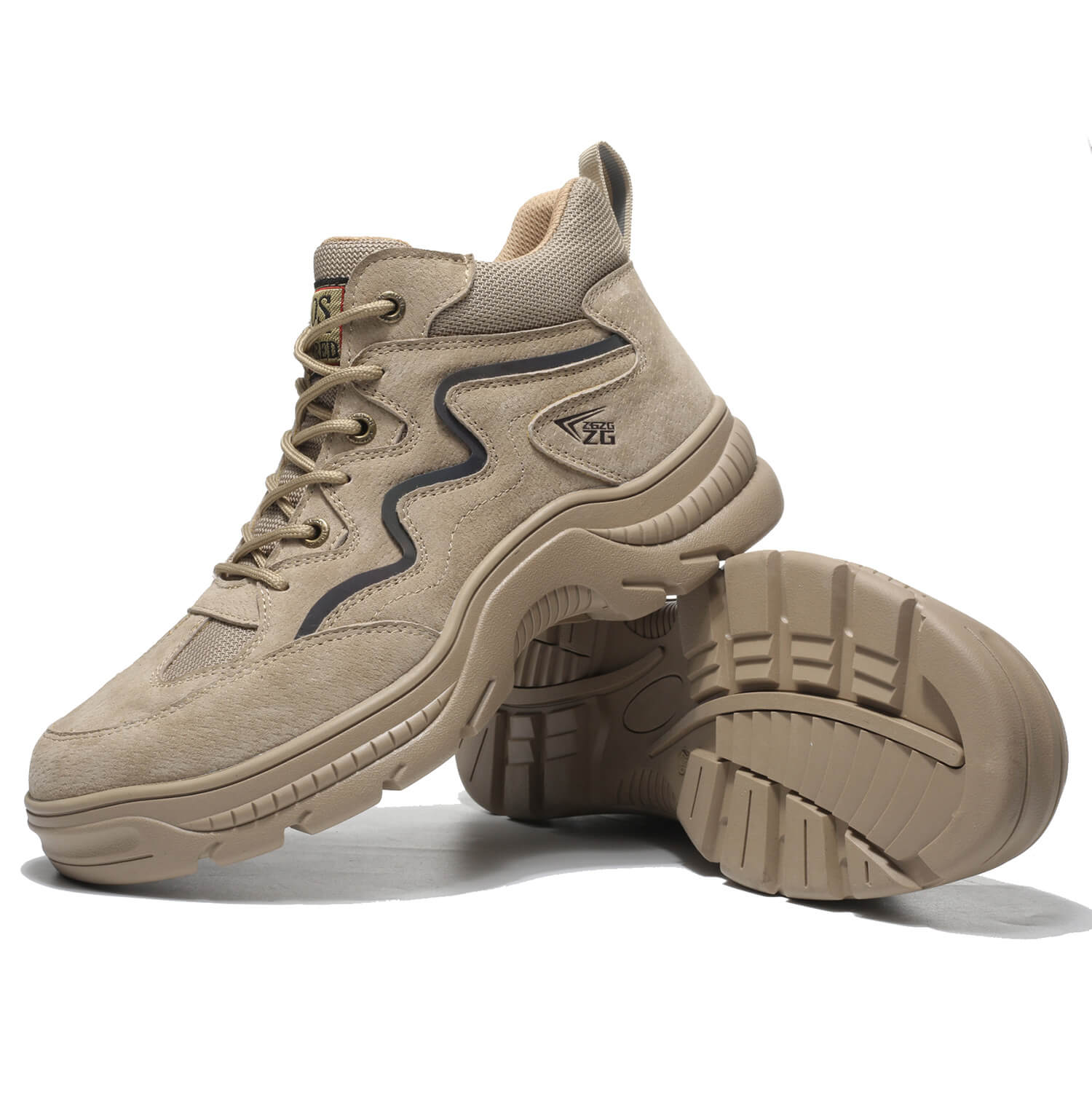 QD Comfortable Anti-Slip Steel Toe Boots