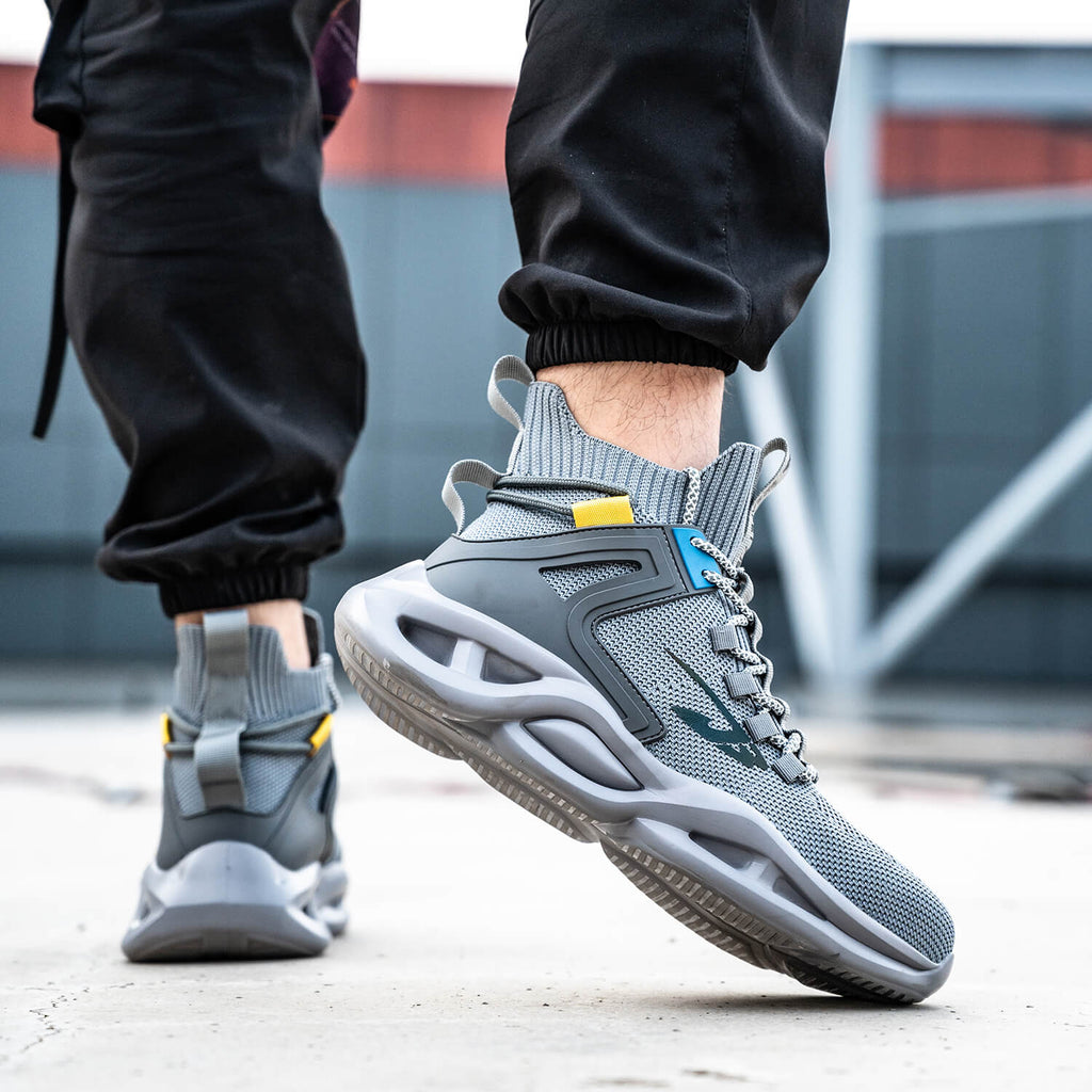 QD Comfortable High-Top Steel Toe Shoes