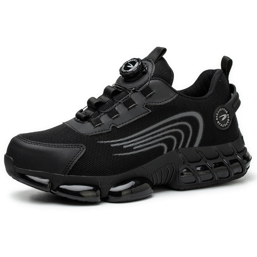 QD Knob Lacing Steel Toe Work Shoes