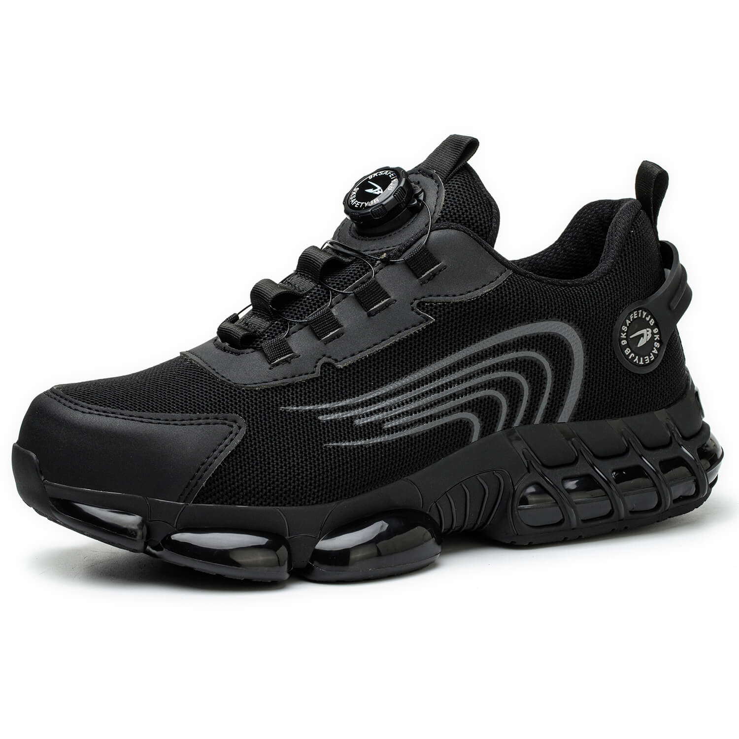 QD Knob Lacing Steel Toe Work Shoes