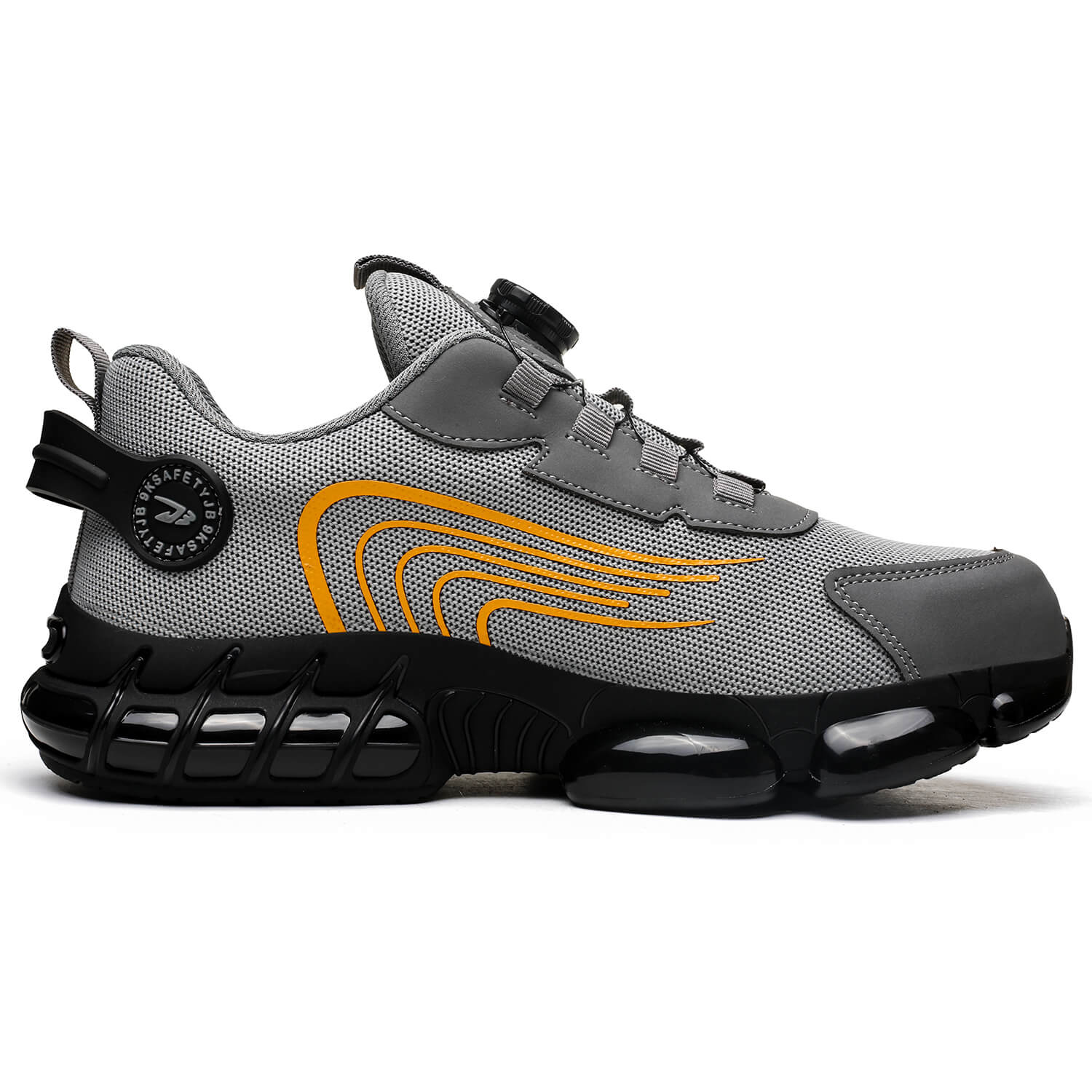 QD Knob Lacing Steel Toe Work Shoes