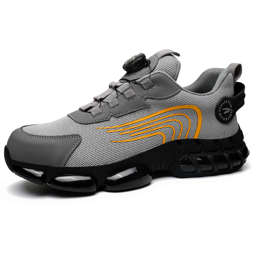 QD Knob Lacing Steel Toe Work Shoes