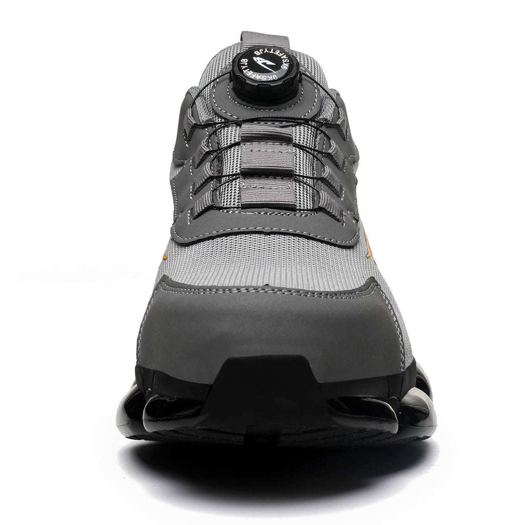 QD Knob Lacing Steel Toe Work Shoes