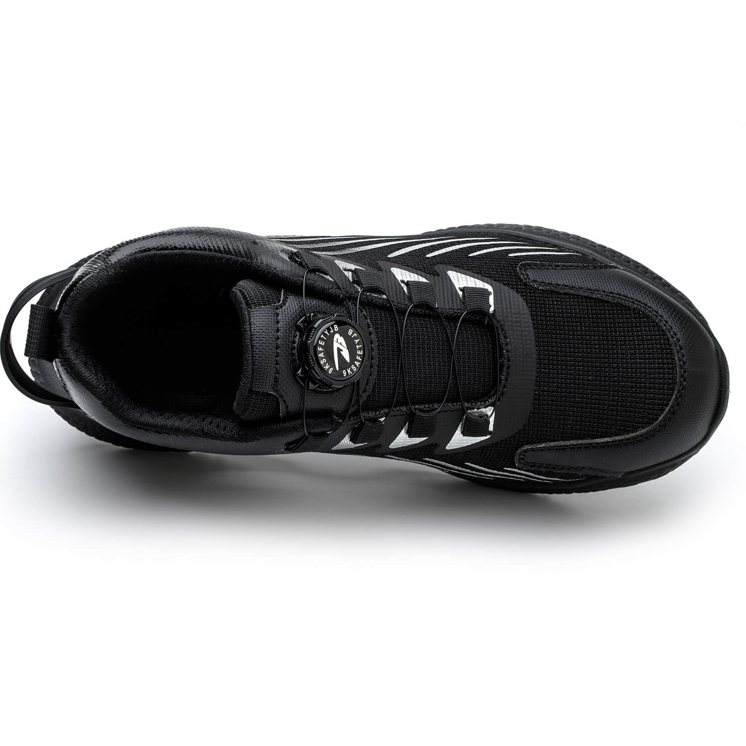 QD Knob Lacing Steel Toe Work Sneakers