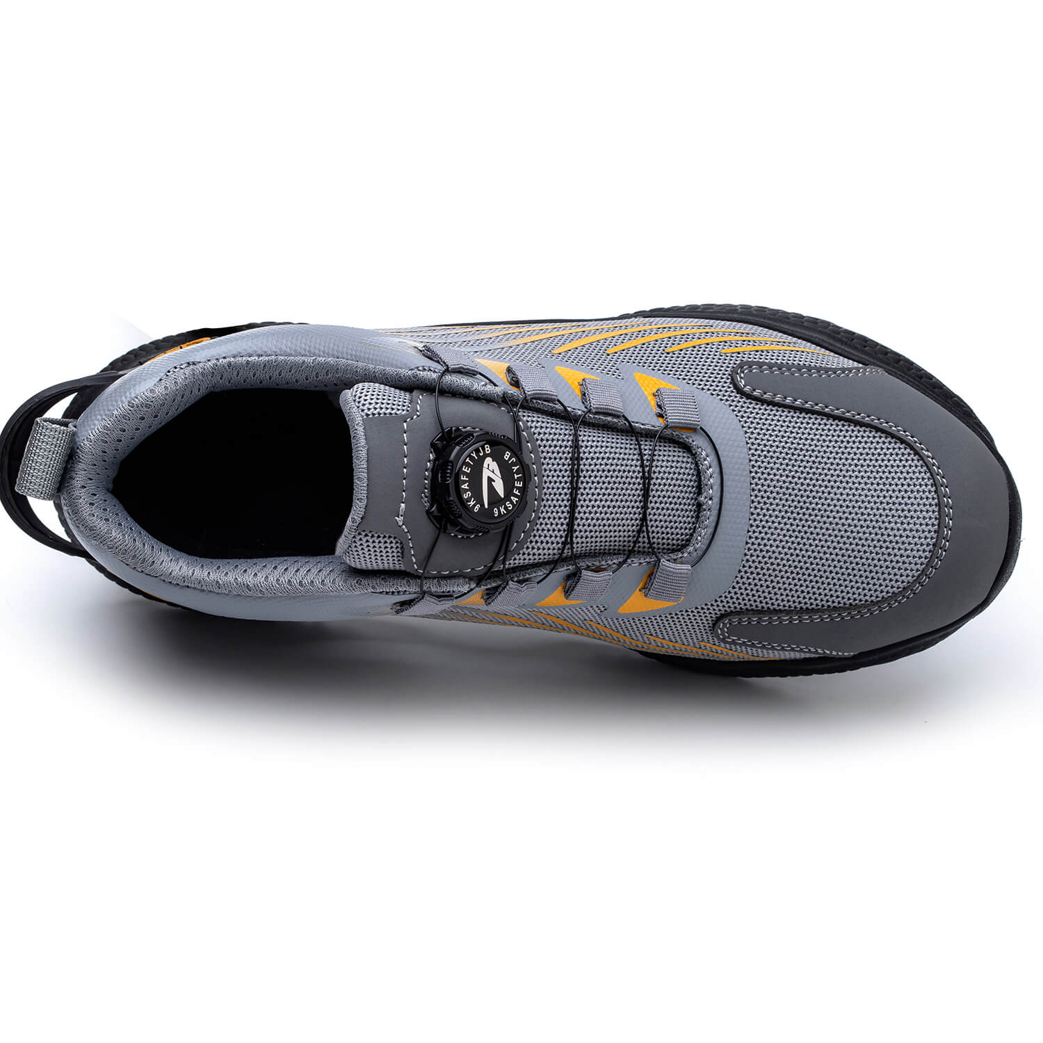 QD Knob Lacing Steel Toe Work Sneakers