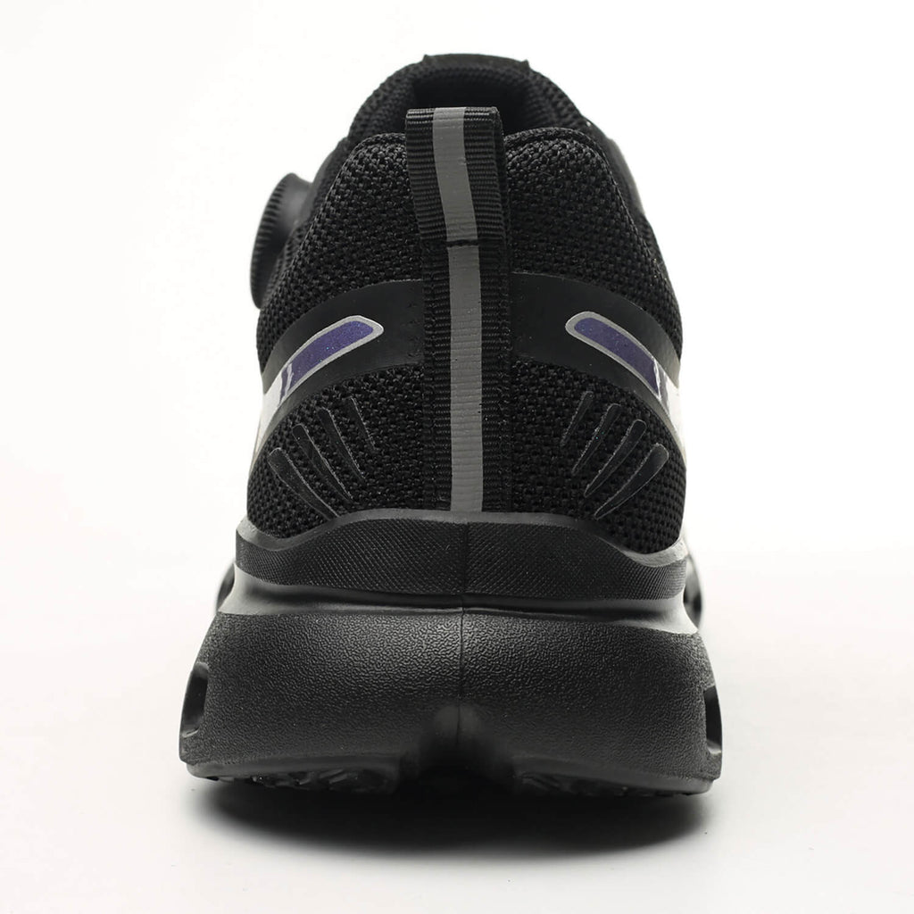 QD Knob Lacing Stylish Steel Toe Work Sneakers