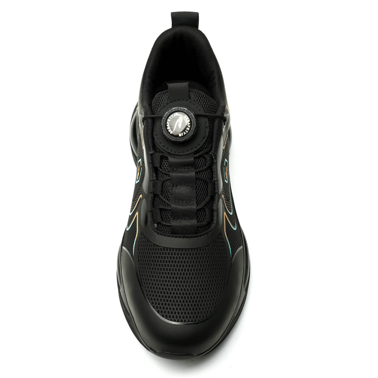 QD Knob Lacing Water-resistant Steel Toe Sneakers