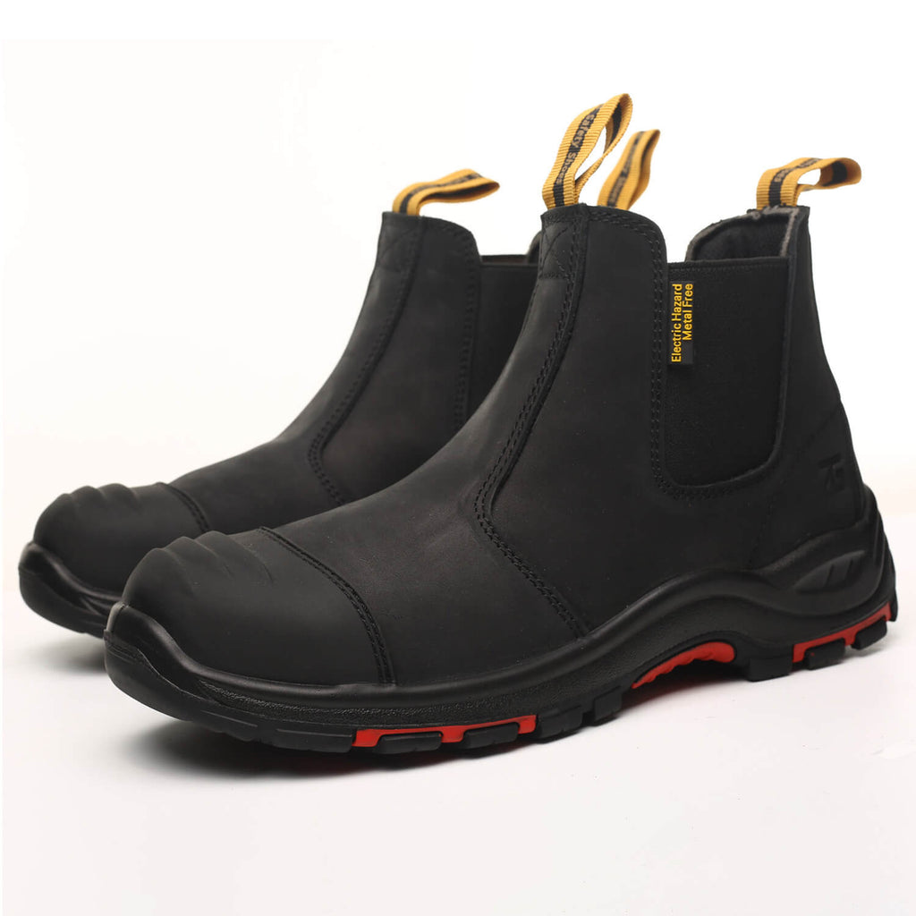 QD Men's 6" Composite Toe Slip-On Work Boots