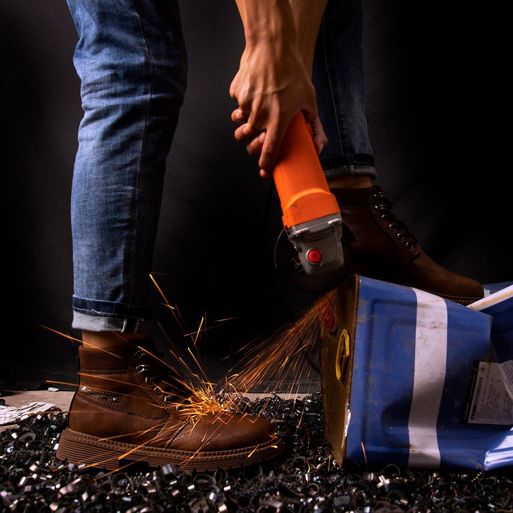 QD Non-Slip Waterproof Steel Toe Boots