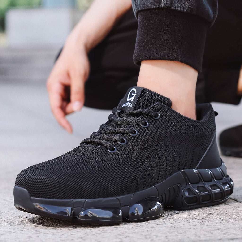 QD Steel Toe Air Cushion Work Sneakers