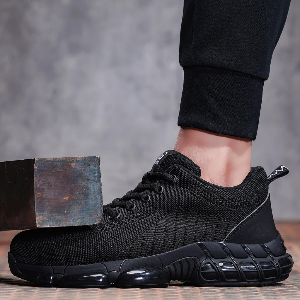 QD Steel Toe Air Cushion Work Sneakers