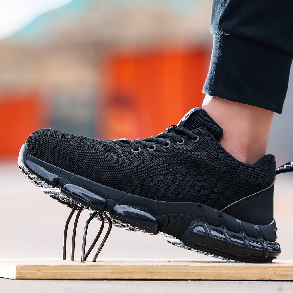 QD Steel Toe Air Cushion Work Sneakers