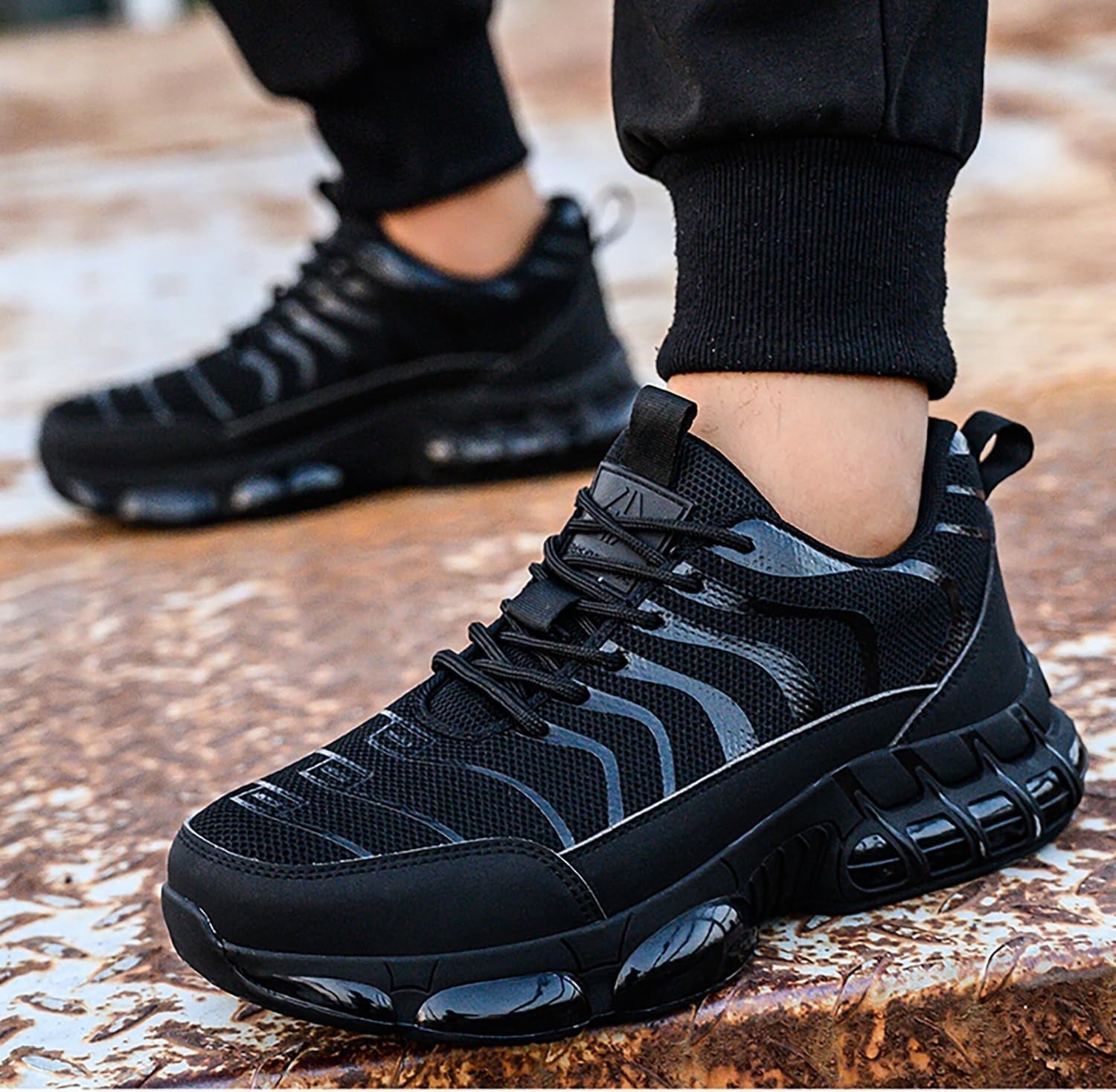 QD Steel Toe Breathable Lightweight Safety Shoes