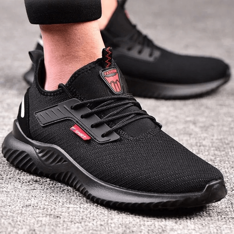 QD Steel Toe Breathable Non-Slip Work Shoes