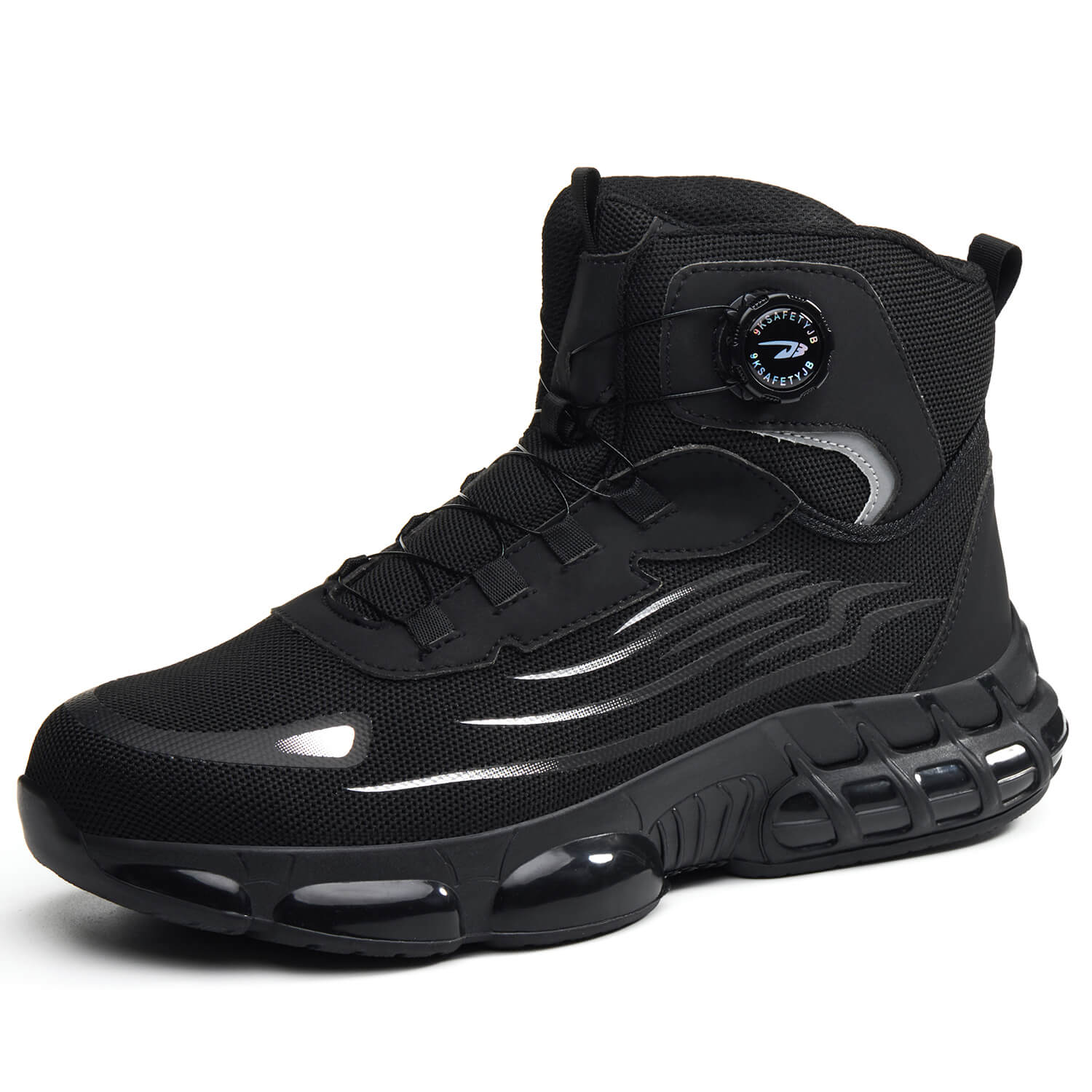 QD Steel Toe Knob-Lacing Work Safety Boots