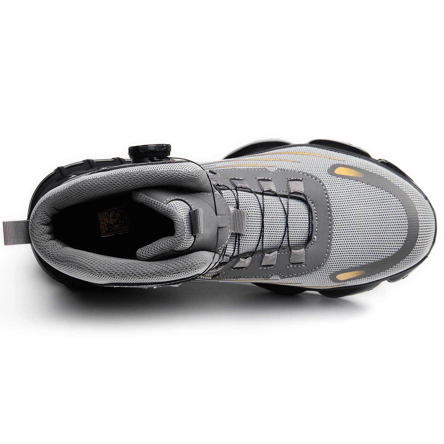 QD Steel Toe Knob-Lacing Work Safety Boots