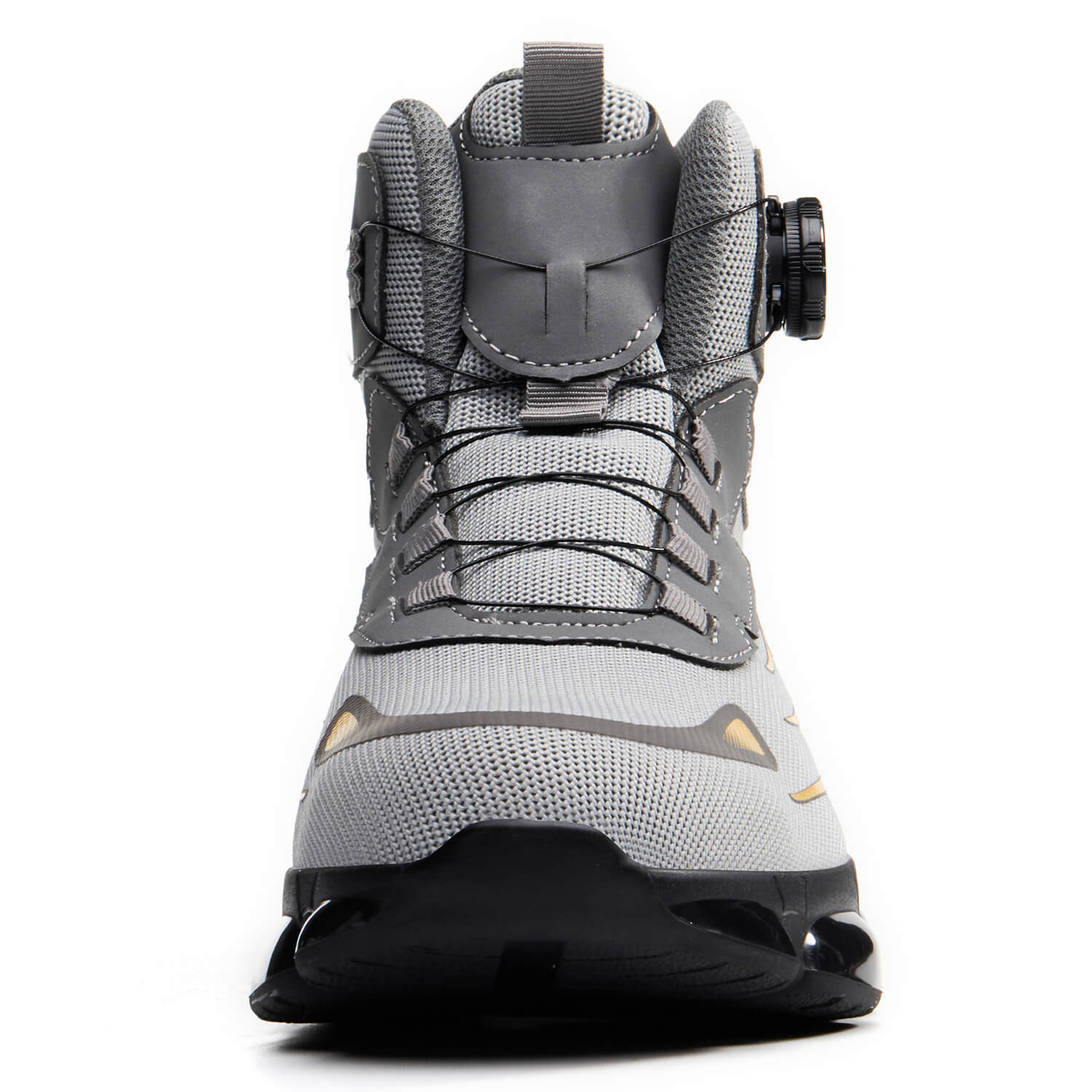 QD Steel Toe Knob-Lacing Work Safety Boots