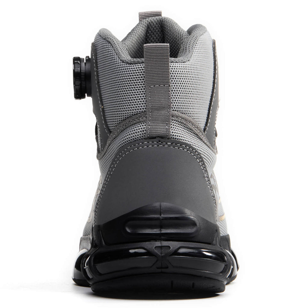 QD Steel Toe Knob-Lacing Work Safety Boots